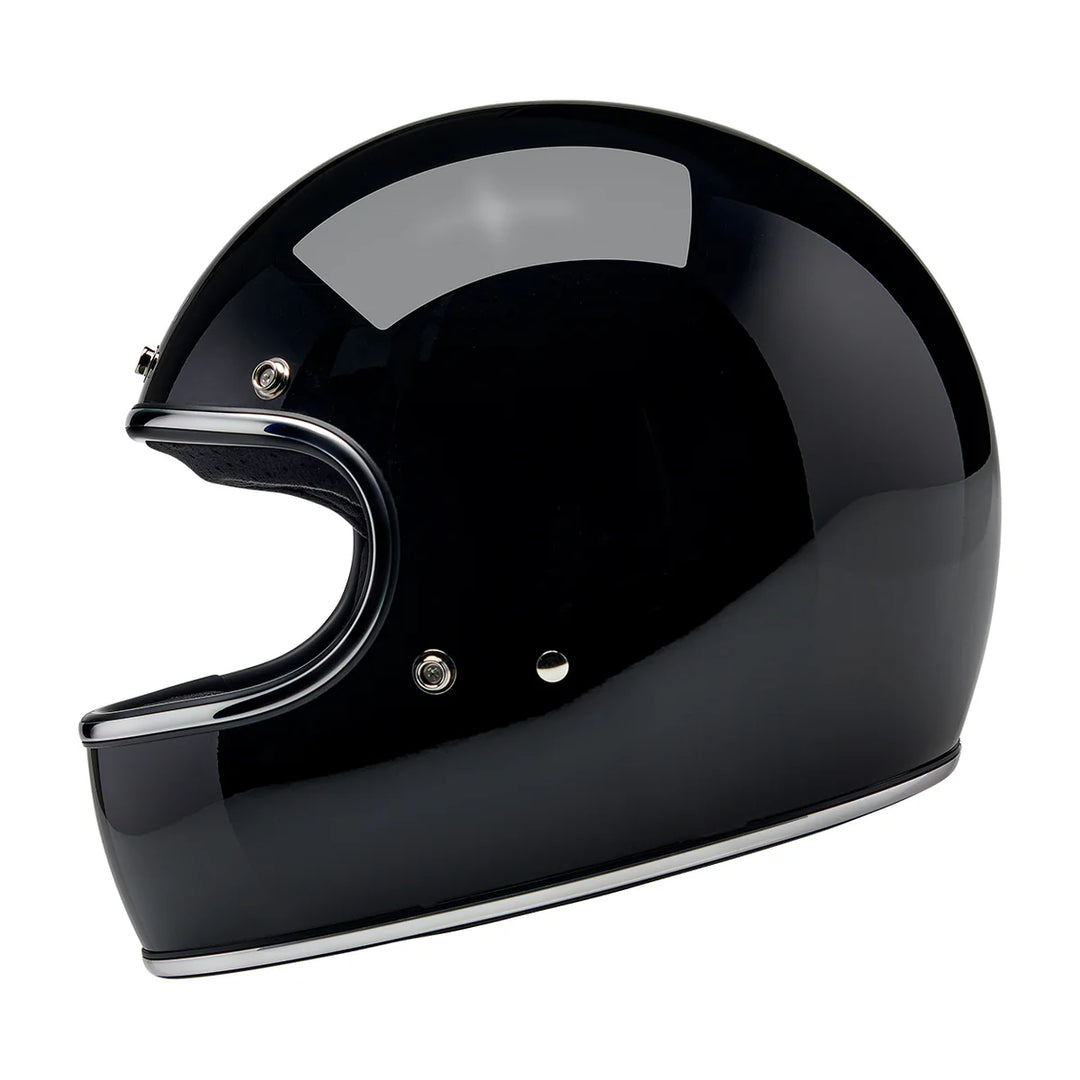 Biltwell Gringo Helmet - LARGE - Gloss Black