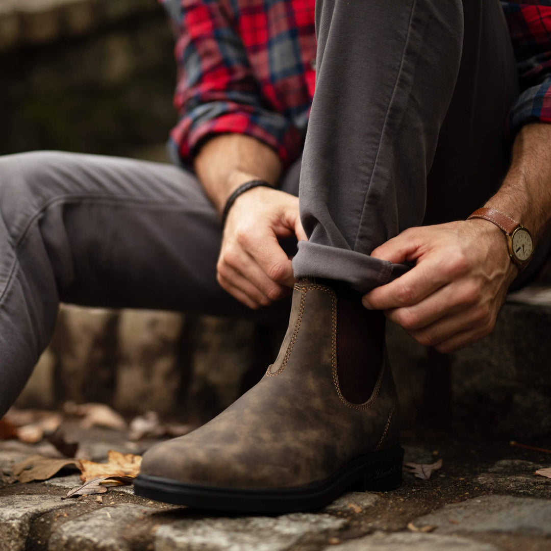 Official Blundstone Leather Seat - Classic 585 Rustic Brown