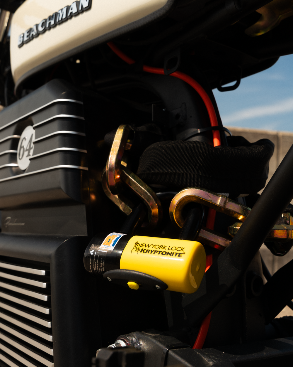 Kryptonite Chain Lock with $5,000 Theft Protection