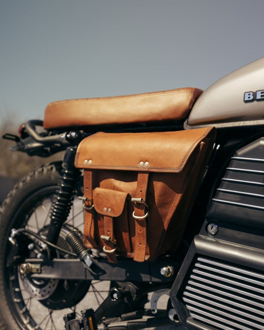 Leather Saddle Bag