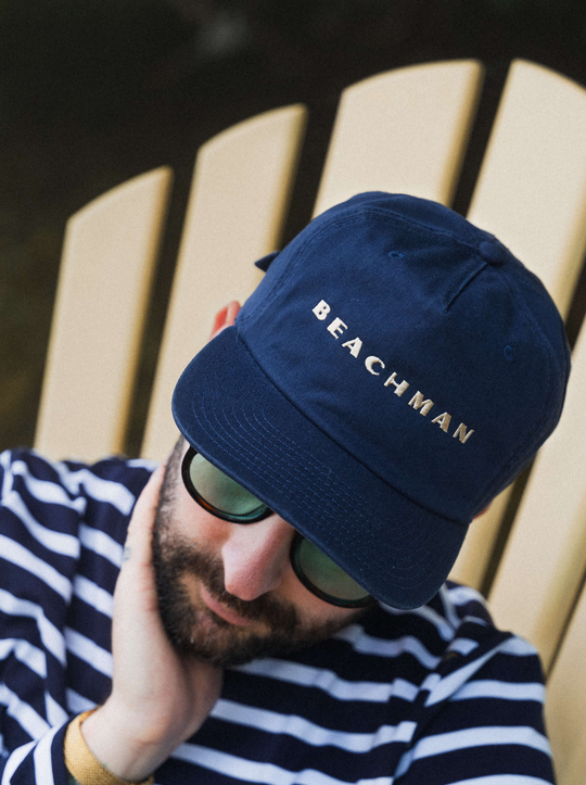 Navy Beach Cap