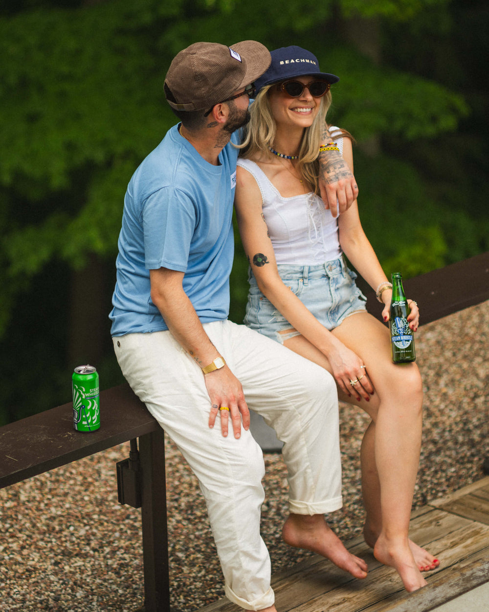 Navy Beach Cap